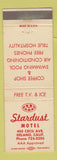 Matchbook Cover - Stardust Motel Delano CA