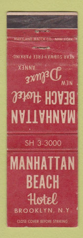 Matchbook Cover - Manhattan Beach Hotel Brooklyn NY WEAR