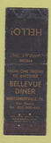 Matchbook Cover - Bellevue Diner Montgomerville PA WEAR