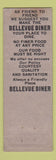 Matchbook Cover - Bellevue Diner Montgomerville PA WEAR