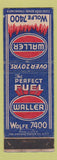 Matchbook Cover - Waller Fuel WEAR