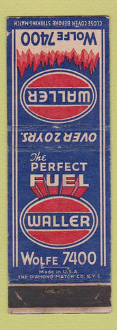 Matchbook Cover - Waller Fuel WEAR