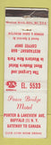 Matchbook Cover - Peace Bridge Motel Buffalo NY WEAR