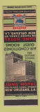 Matchbook Cover - Jung Hotel New Orleans LA