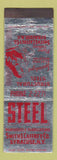 Matchbook Cover - Smith & Caffrey Steel Syracuse NY WEAR