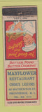 Matchbook Cover - Mayflower Restaurant Providence RI WORN