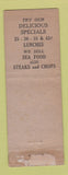 Matchbook Cover - Mayflower Restaurant Providence RI WORN