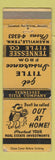 Matchbook Cover - Tennessee Title Insurance Nashville TN WEAR