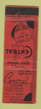 Matchbook Cover - Central Cafe Oakland CA WEAR