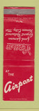 Matchbook Cover - Joe Gilbert Restaurant Airport Kansas City MO