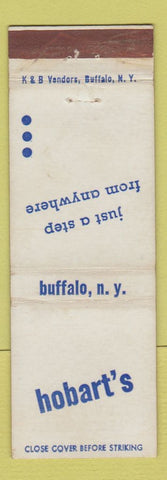Matchbook Cover - Hobart's Buffalo NY WEAR