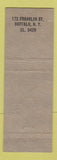 Matchbook Cover - Hobart's Buffalo NY WEAR