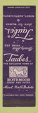Matchbook Cover - Taubes Women's Clothes Rothmoor Minod ND