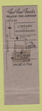 Matchbook Cover - The Hob Restaurant Wilmington DE