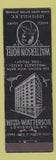 Matchbook Cover - Watterson Hotel Louisville KY