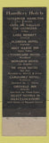 Matchbook Cover - Lake Merritt Hotel Oakland CA