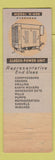 Matchbook Cover - Continental Diesel Motors Mack Boring & Parts Newark NJ