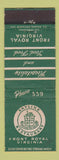 Matchbook Cover - Skyline Restaurant Front Royal VA