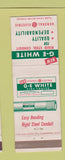 Matchbook Cover - GE White Rigid Steel Conduit General Electic