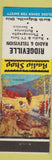 Matchbook Cover - Ridgeville Radio TV North Ridgeville OH