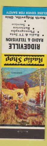 Matchbook Cover - Ridgeville Radio TV North Ridgeville OH