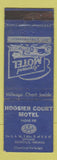 Matchbook Cover - Hoosier Court Motel Rockville IN WEAR
