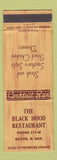 Matchbook Cover - Black Hood Restaurant Raton NM