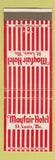 Matchbook Cover - Mayfair Hotel St Louis MO