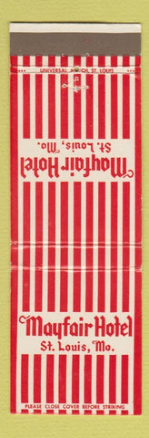 Matchbook Cover - Mayfair Hotel St Louis MO