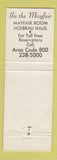 Matchbook Cover - Mayfair Hotel St Louis MO
