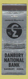 Matchbook Cover - Danbury National Bank CT
