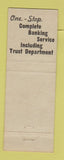 Matchbook Cover - Danbury National Bank CT