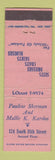 Matchbook Cover Pauline Sherman Mollie Kardon Women's Clothes New York City WEAR