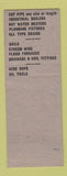 Matchbook Cover - Mell O Halderman Pipe Valves Fittings Los Angeles CA SAMPLE