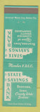 Matchbook Cover - State Savings Bank Bedford IA