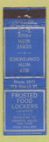 Matchbook Cover - Frosted Food Lockers Lafayette LA? IN? WEAR