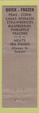 Matchbook Cover - Frosted Food Lockers Lafayette LA? IN? WEAR