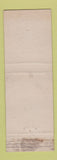 Matchbook Cover - India House New York City Federal