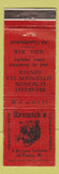 Matchbook Cover - Renwick's Restaurant Princeton NJ WEAR