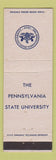 Matchbook Cover - Penn State University State College PA