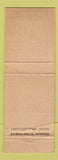 Matchbook Cover - Winding Brook Lodge Keene NH DD Bean WORN