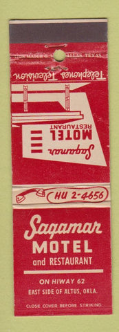 Matchbook Cover - Sagamar Motel Altus OK