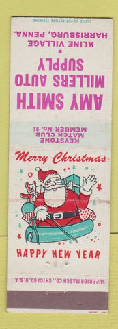 Matchbook Cover - Amy Smith Millers Auto Supply Kline Village Harrisburg PA