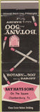 Matchbook Cover - Bottany 500 men's clothes Chambersburg PA