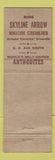 Matchbook Cover - Skyline Caverns Front Royal VA