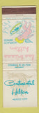 Matchbook Cover - Continental Hotel Mexico City Acapulco WORN