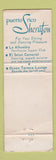 Matchbook Cover - Sheraton Hotel San Juan Puerto Rico