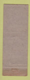 Matchbook Cover - Chancellor Hotel Parkersburg WV