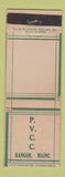 Matchbook Cover - PVCC Bangor ME