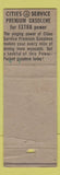 Matchbook Cover - Cities oil gas Jones Motors Pinckneyville IL WEAR
